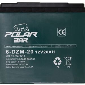 Polar Bär Bleibatterie  6-DZM-20 12V 20Ah wartungsfrei